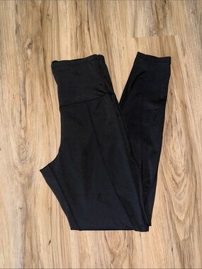 High-Waist Black Leggings